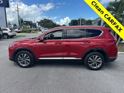2019 Hyundai Santa Fe SEL 21/27 City/Highway MPG